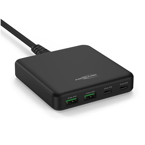 Chargeur de table 4 ports USB dont 2 ports USB Type-C Power Delivery - 65 W