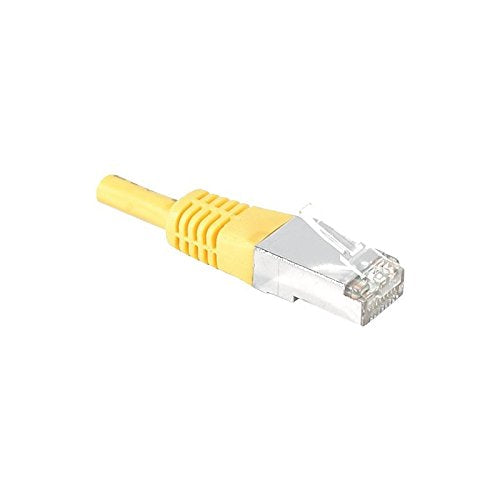 Cordon RJ45 catégorie 6 S/FTP jaune - 5 m
