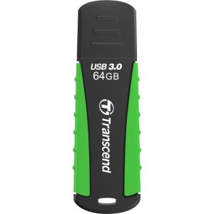TRANSCEND Cle USB 3.0 JetFlash 810 - 64Go Noir/Vert