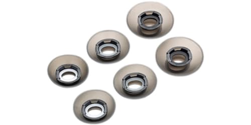 POLY Free 60 noir paires de caoutchoucs pour écouteurs Petit / Moyen / Grand