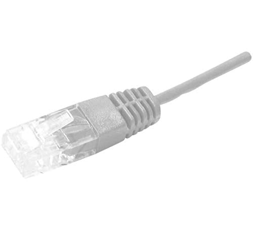 Cordon téléphonique RJ45 / RJ45 UTP 1 paire 4/5 gris - 0,50 m