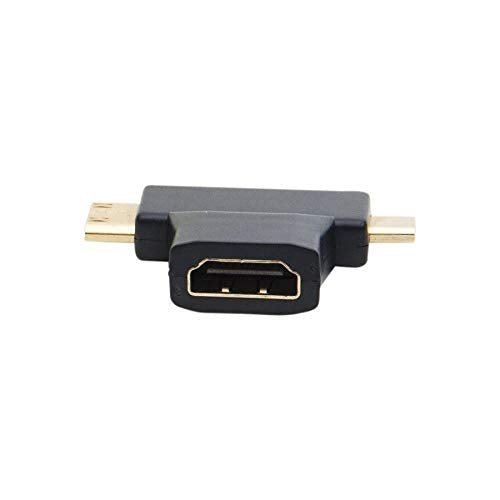 Adaptateur mini et micro hdmi male vers hdmi femelle