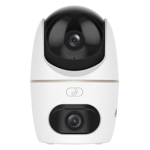 Dahua H5D-5F Caméra intérieure Wi-Fi 5+5MP, double objectif, panoramique et inclinaison