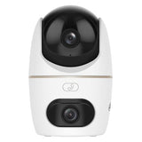 Dahua H5D-5F Caméra intérieure Wi-Fi 5+5MP, double objectif, panoramique et inclinaison