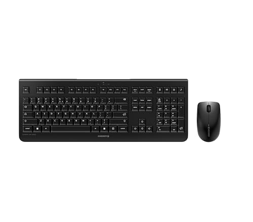 CHERRY Pack clavier & souris DW 3000 Sans fil noir QWERTY US