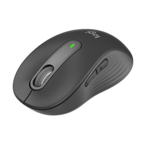 LOGITECH Signature M650 for Business Mouse optical 5 buttons wireless Bluetooth 2.4 GHz Bolt USB receiver graphite