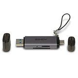 LINDY USB 3.2 Type C & A SD / Micro SD Card Reader