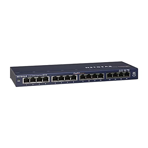 NETGEAR GS116GE Mini Switch ProSafe Gigabit 16 ports 10/100/1000