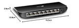 TP-Link Switch Gigabit Eco-Green - 8 x 10/100/1000