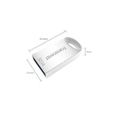Cle USB 3.0 TRANSCEND JetFlash 710 - 32Go Gris