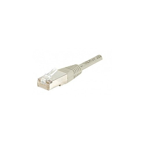 Cordon RJ45 catégorie 5e F/UTP gris - 0,3 m