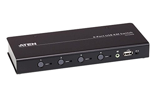 ATEN CS724KM-AT commutateur écran, clavier et souris Noir