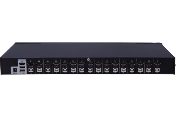 DEXLAN KVM SWITCH 16 Ports HDMI 4K/ USB 2.0 avec câbles