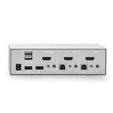 LINDY 2 Port HDMI 4K60 & USB KVM Switch