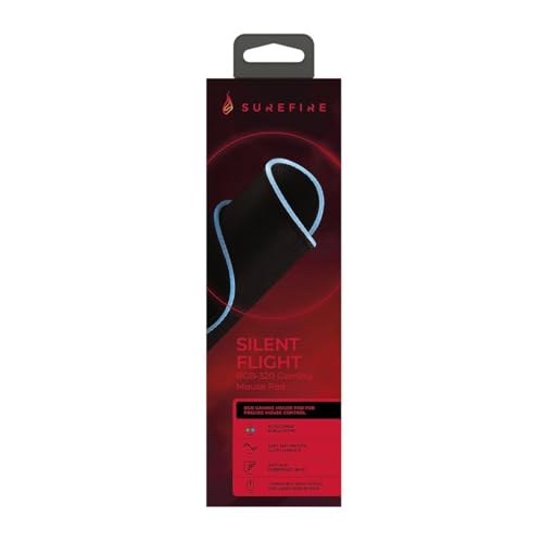 VERBATIM SUREFIRE SILENT FLIGHT RGB-320 GAMING MOUSE PAD WCF (P)