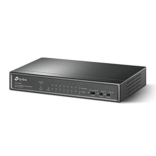 9-Port Desktop Switch 8-Port PoE+