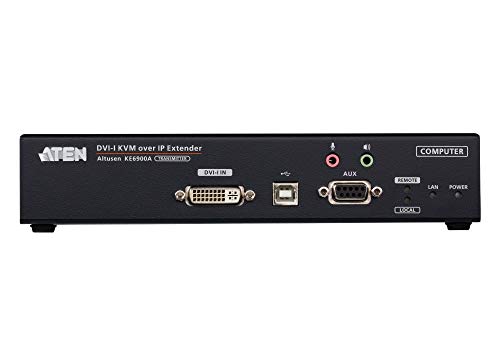 ATEN PREMIUM KE6940AT EMET PROL. KVM DOUBLE DVI/USB  IP/SDP