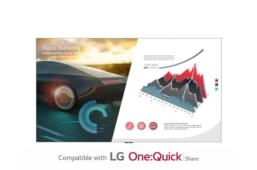 "LG LAEC018-GN2 Écran d'affichage dynamique Écran plat de signalisation numérique 4,14 m (163"") LED 500 cd/m2 Full HD Noir WebOS"