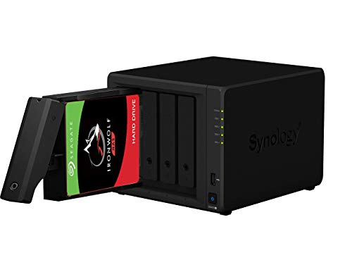SYNOLOGY RS822RP+ 4-Bay NAS-Rackmount AMD Ryzen V1500B 4-core 2.2GHz 2Go DDR4 ECC SODIMM 2xUSB 3.2 RJ-45 4x1GbE