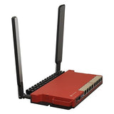 Mikrotik L009UiGS-2HaxD-IN routeur sans fil Gigabit Ethernet Monobande (2,4 GHz) Rouge