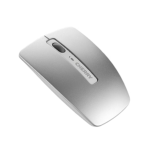 CHERRY Pack clavier & souris DW 8000 Sans fil Argent/Blanc