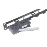 APC Data Distribution 1U Panel Holds 4 each Data Distribution Cables for a Total of 24 Ports