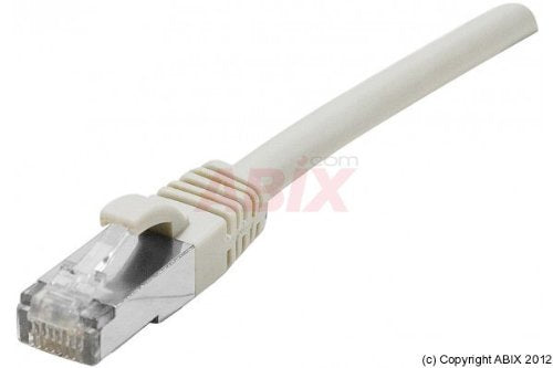 Cordon RJ45 catégorie 6A F/UTP LSOH snagless gris - 0,15 m