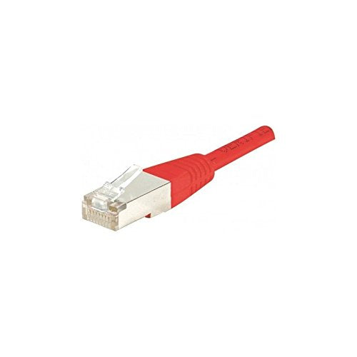 Cordon RJ45 catégorie 6 F/UTP rouge CCA - 30 m