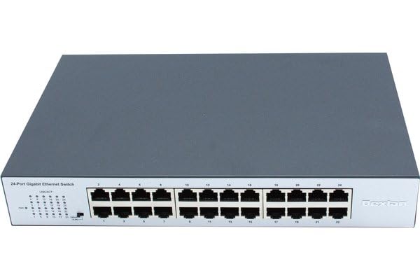 DEXLAN SWITCH 24 Port Gigabit Rackable Fanless + Vlan