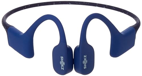 SHOKZ Casque MP3 à conduction osseuse étanche OpenSwim - Bluetooth - Bleu