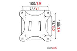 Digitus Fixation murale universelle pour écrans jusqu'a 81cm (32 po)