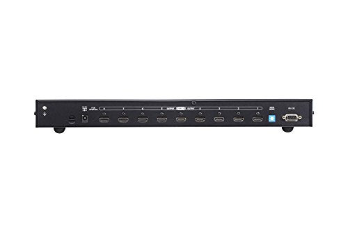 Répartiteur HDMI True 4K a 8 ports - HDMI - 8x HDMI - 4096 x 2160 pixels - Noir - Métal - 4K Ultra HD