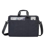 Sacoche business 5 poches 17.3", Polyester ECO  noir chambré