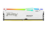 KINGSTON 32Go 6800MT/s DDR5 CL34 DIMM Kit of 2 FURY Beast White RGB EXPO