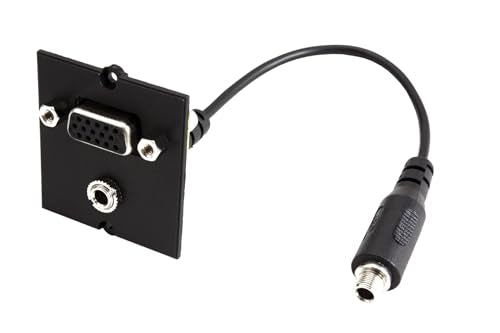 BACHMANN Plastron VGA + jack audio 3,5 mm