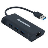 DEXLAN ADAPT USB 3.0 VERS GIGABIT + HUB 3 PORTS USB 3.0