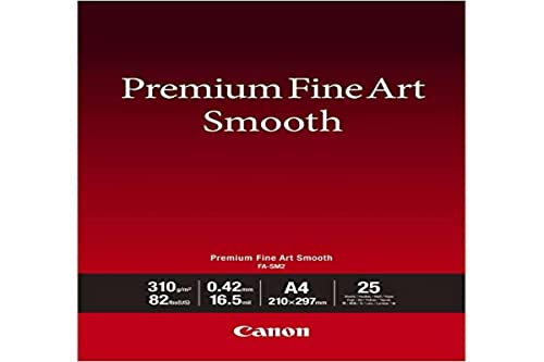 CANON FA-SM2 A4 25Sheets Premium Fine Art Smooth Paper