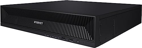 Hanwha XRN-1620SB1 Enregistreur vidéo sur réseau Noir