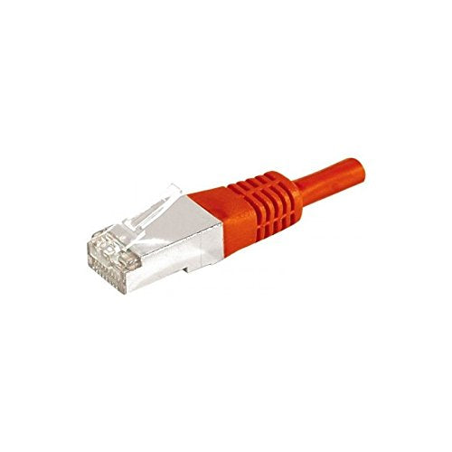 Cordon RJ45 catégorie 6A F/UTP rouge - 7,5 m