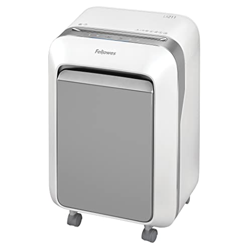 FELLOWES DESTRUCTEUR MICROSHRED LX211 BLANC COUPE MIRCROPARTICULES 230V EU/UK