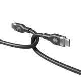 TARGUS HYPER 1M Silicone 240W USB-C Charging Cable - Black