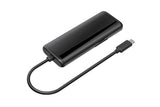 Minidock USB-C 6 en 1 HDMI 2.0 4K GigaLAN Carte SD/TF 2xUSB-A 1xUSB-C PD3.0 100W