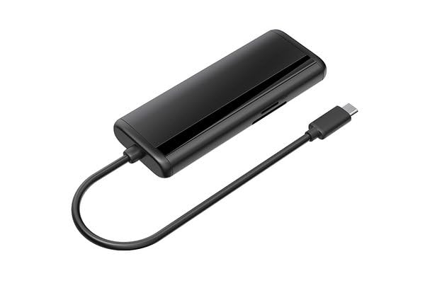 Minidock USB-C 6 en 1 HDMI 2.0 4K GigaLAN Carte SD/TF 2xUSB-A 1xUSB-C PD3.0 100W