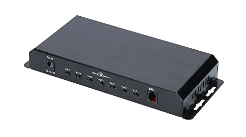 Extralink EX.1025 commutateur réseau Non-géré L2 Gigabit Ethernet (10/100/1000) Connexion Ethernet, supportant l'alimentation via ce port (PoE) 1U Noir