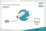 Digitus Adaptateur Ethernet Gigabit USB de Type-C™