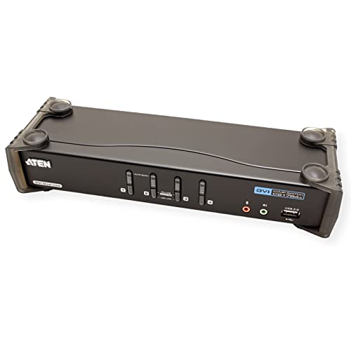 ATEN 4-Port USB DVI Dual Link/Audio KVMP Switch
