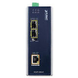 PLANET IGUP-1205AT Convert. Industriel 2 fibres SFP 100/1G en Gigabit PoE++ 95W