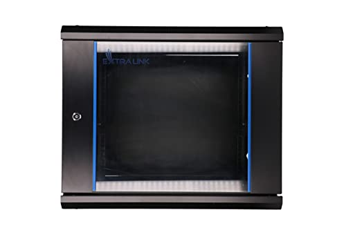Extralink EX.3968 étagere 9U Rack monté sur le mur Noir