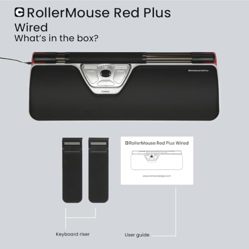 CONTOUR DESIGN Souris centrée RollerMouse Red Plus filaire