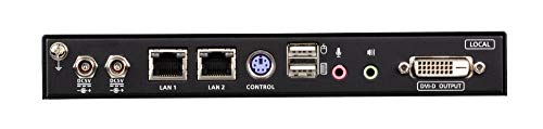 ATEN CN9600-AT-G commutateur écran, clavier et souris Noir